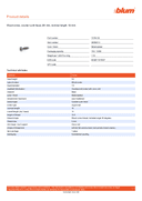 Technical data sheet 1