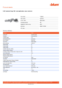 Technical data sheet 1