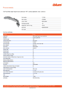 Technical data sheet 1