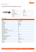 Technical data sheet 1