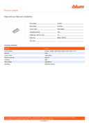 Technical data sheet 1