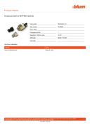 Technical data, 09194940