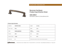 Technical data sheet 1