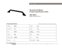 Technical data sheet 1
