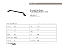 Technical data sheet 1