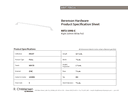 Technical data sheet 1