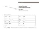 Technical data sheet 1