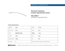 Technical data sheet 1