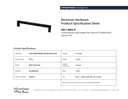 Technical data sheet 1