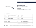 Technical data sheet 1