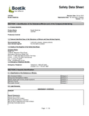 Material Safety Data Sheet