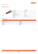 Technical data sheet 1