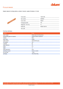 Technical data sheet 1