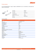 Technical data, 07709425