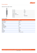 Technical data sheet 1