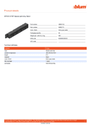 Technical data sheet 1