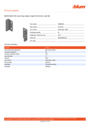 Technical data, 01291222