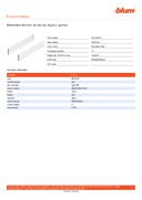 Technical data, 09781557