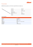 Technical data sheet 1