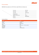Technical data, 07063128