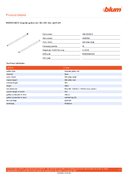 Technical data, 04292592