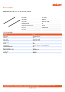 Technical data sheet 1