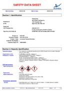 Material Safety Data Sheet