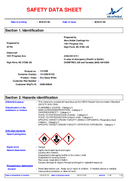 Material Safety Data Sheet