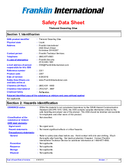 Material Safety Data Sheet