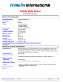 Material Safety Data Sheet