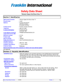 Material Safety Data Sheet