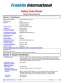 Safety data, 50609