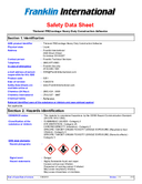 Material Safety Data Sheet