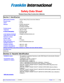 Material Safety Data Sheet