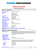 Material Safety Data Sheet