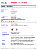 Material Safety Data Sheet