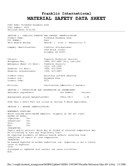 Safety data, 4016