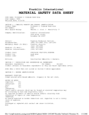 Technical data sheet 1