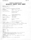 Safety data, 5067