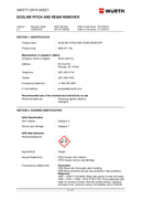 Material Safety Data Sheet