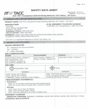 Material Safety Data Sheet