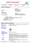Material Safety Data Sheet
