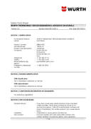 Material Safety Data Sheet