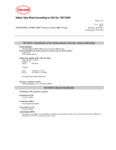 Material Safety Data Sheet