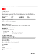 Material Safety Data Sheet