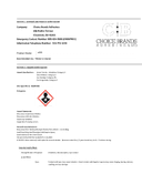 Material Safety Data Sheet