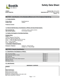 Material Safety Data Sheet
