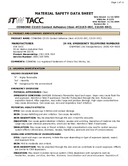 Technical data sheet 1