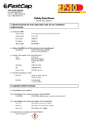 Safety data, 2P-10 SOLO THICK 2 O