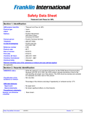 Technical data sheet 1